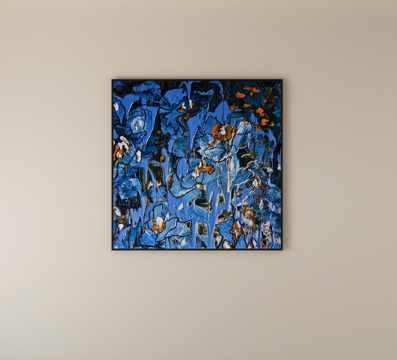 现代装饰画挂画su模型