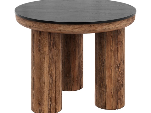  边几角几3d模型 