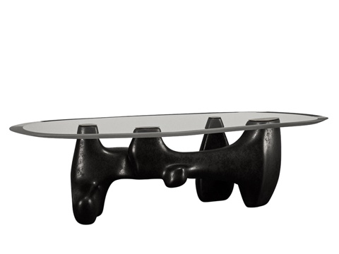  现代异形茶几3d模型 