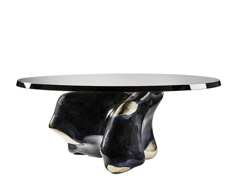  圆形餐桌3d模型 