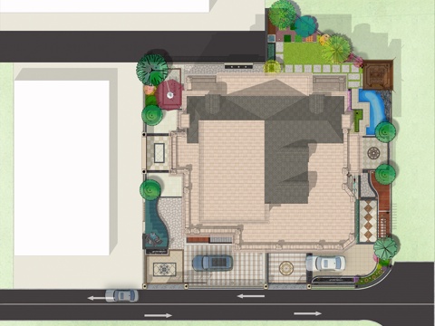 欧式别墅花园私家庭院景观CAD施工图cad施工图