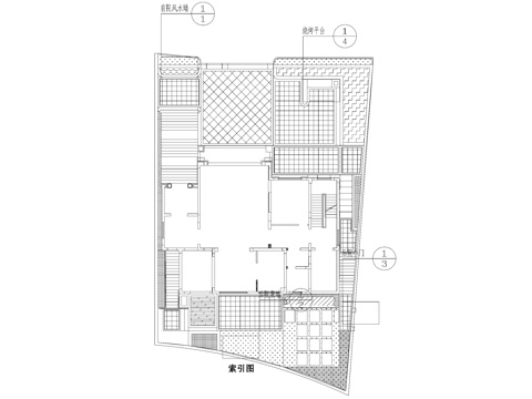 别墅花园私家庭院景观CAD施工图cad施工图