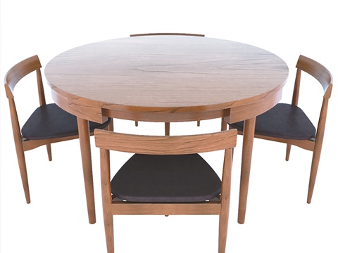  现代餐桌椅组合3d模型 