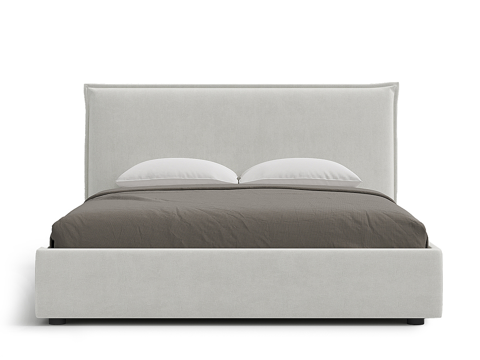  现代简约双人床 双人床 简约床 卧室床 抱枕3d模型 