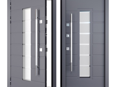  入口金属门Ortis（Zimen）3d模型 