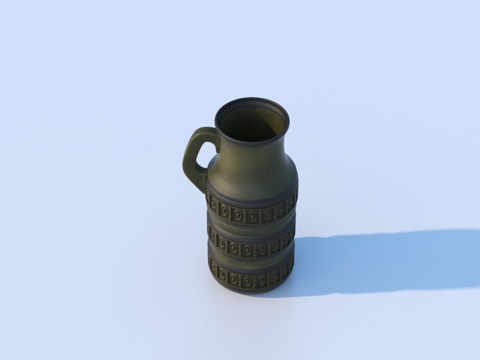  陶罐 生活用品 工艺摆件 艺术品3d模型 