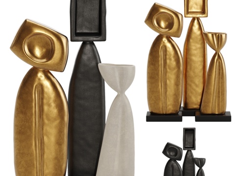  马克西姆·佩罗尔雕塑3d模型 