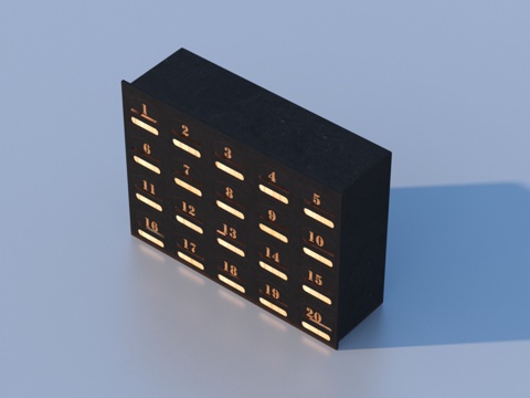  柜子 箱子 储物柜3d模型 