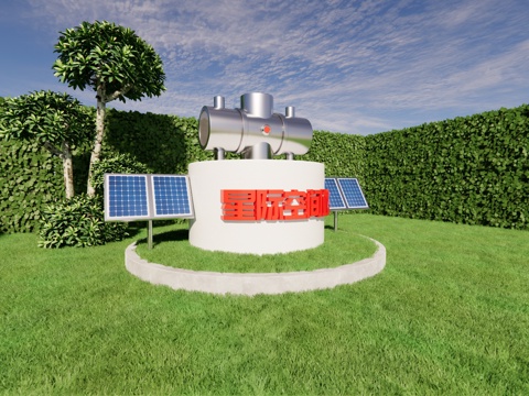 科技美陈打卡 星际美陈打卡 公园美陈打卡 星际空间站美陈su模型