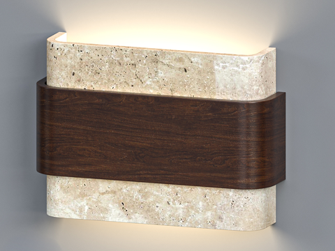  北欧简约壁灯 壁灯 简约壁灯 装饰壁灯 灯3d模型 