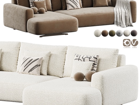  Bo Sofa mononova现代款3d模型 