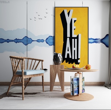  新中式沙发茶几组合3d模型 