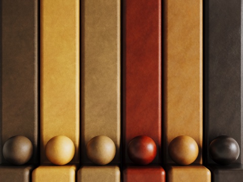 现代皮革 PBR皮革 人造皮su模型