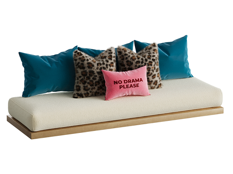  双人沙发3d模型 