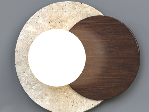  北欧简约壁灯 壁灯 简约壁灯 装饰壁灯 灯3d模型 