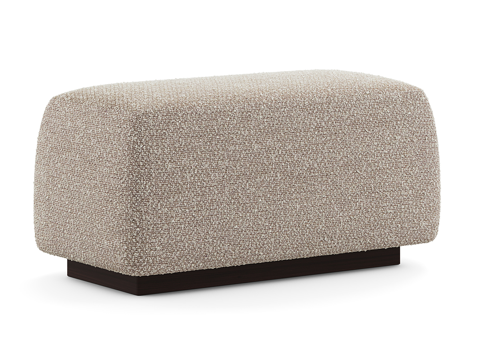  现代简约沙发凳 凳子 简约矮凳 客厅矮凳 灰色沙发矮凳3d模型 