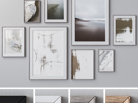  1938年大型壁画套装3d模型 