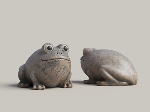 雕塑 景观雕塑 雕塑小品 动物雕塑 青蛙雕塑 水池雕塑 雕塑su模型