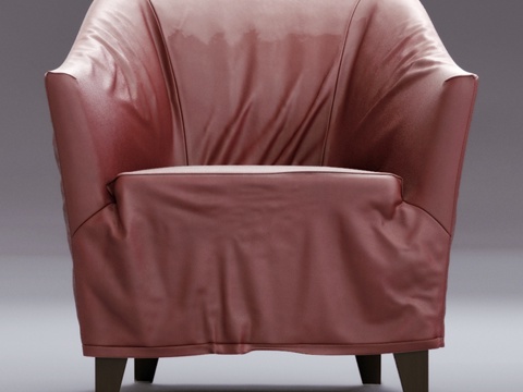  Flexform. 多拉莉丝（2把扶手椅+靠垫套）3d模型 