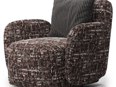  现代单椅3d模型 