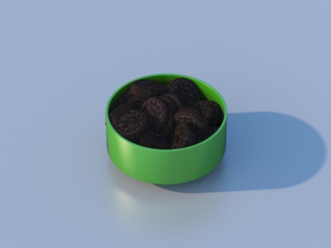  饼干 零食 食物3d模型 