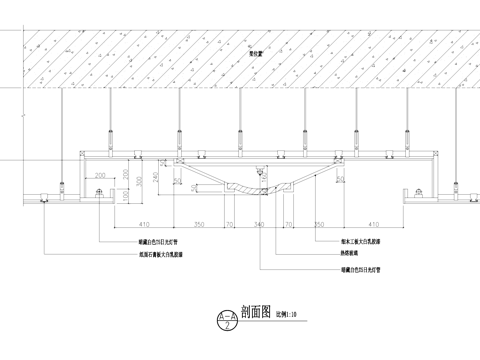 桑拿洗浴中心吊顶天花节点CAD施工图cad施工图