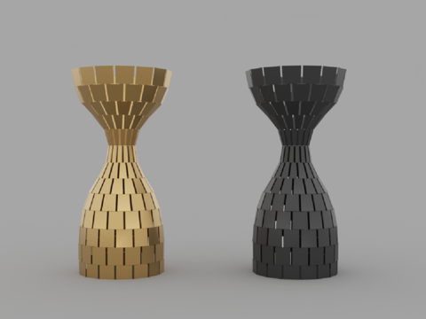  现代风格摆件组合3d模型 