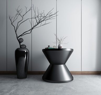  新中式沙发茶几3d模型 