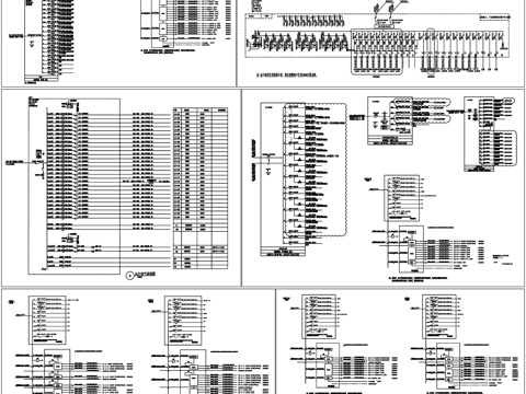 电气系统图强弱电配电箱开关插座电路CAD素材图库cad施工图