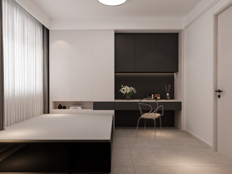  现代榻榻米3d模型 