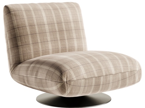  现代单椅3d模型 