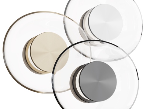  蛋黄壁灯3d模型 