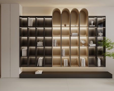  现代装饰柜3d模型 