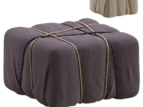  现代沙发凳3d模型 