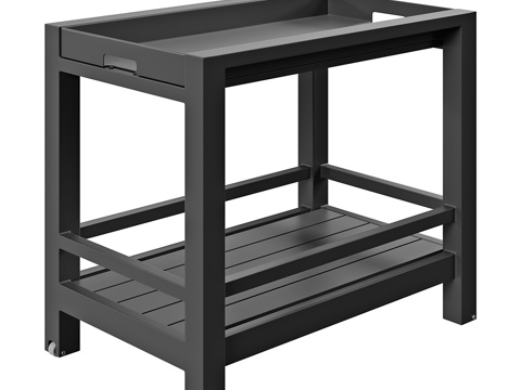  北欧简约茶几 茶几 简约茶几 方形茶几 黑色木纹茶几3d模型 