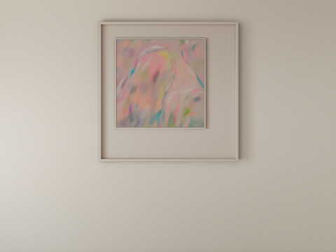 装饰画挂画su模型