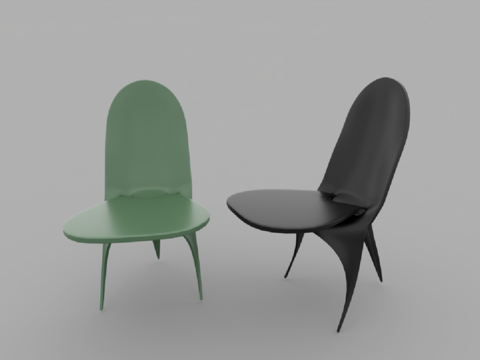  现代风格椅子3d模型 