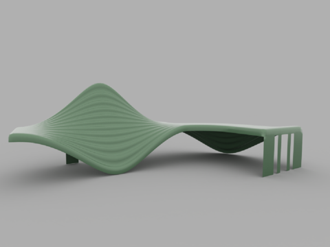  现代风格户外沙发3d模型 