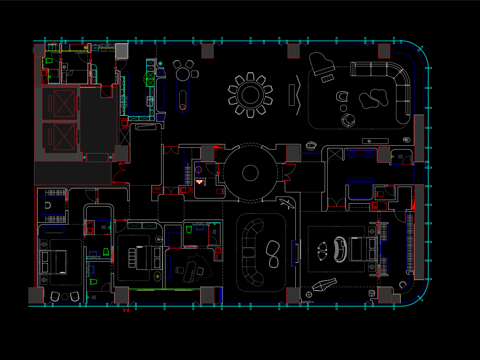 630平平面设计cad施工图