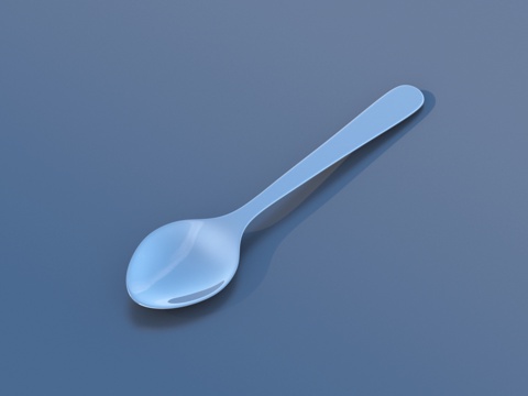  勺子 餐具 西餐餐具3d模型 