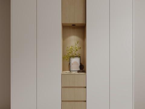  现代玄关柜鞋柜3d模型 