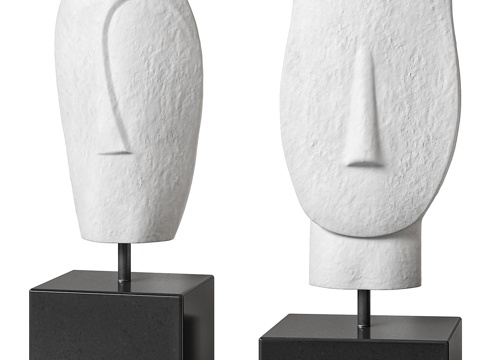  现代雕塑3d模型 