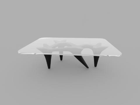  现代风格茶几3d模型 