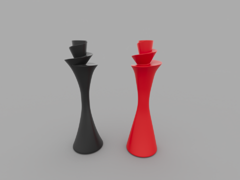  现代风格雕塑3d模型 