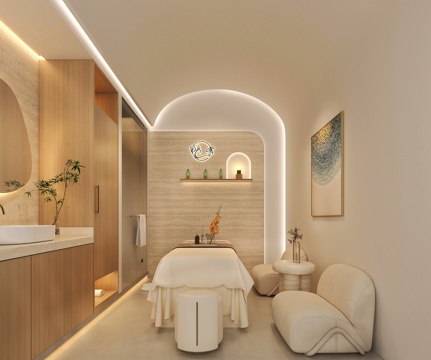 美容院包间    美容院SPA   美容院设计su模型