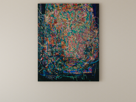 装饰画挂画su模型