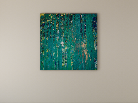 装饰画挂画su模型