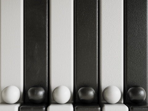 现代皮革 PBR皮革 人造皮 黑色皮革 白色皮革su模型