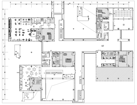 健身房 最新全套施工图合集cad施工图