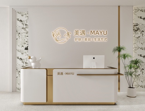 美容院前台   简约前台  办公室前台  酒店前台su模型